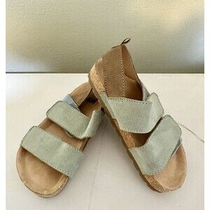 H&M Baby Sandals Light‎ Blue Chambray shoes size 8.5 Toddler